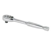 Sealey Pro Chrome Flip Reverse Pear-Head Socket Ratchet,Choose 1/4",3/8" Or 1/2"
