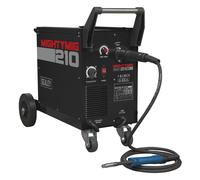 Sealey Mightymig210 Professional Gas/No-Gas Mig Welder 210Amp with Euro Torch