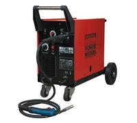 Sealey Professional Gas/no-Gas Mig Welder 210A With Euro Torch Mightymig210