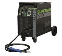 Sealey Professional MIG Welder 200A 230V with Binzel® Euro Torch SUPERMIG200
