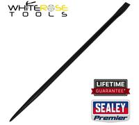 Sealey Pry/Wrecking Bar 770mm Premier Crowbar Cranked Tips Carbon Steel