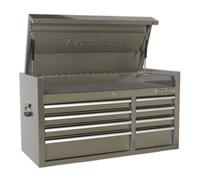 Sealey Ptb104008Ss Topchest 8 Drawer 1055Mm Stainless Steel Heavy-Duty