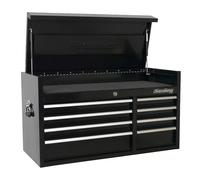 Sealey PTB104008SS Topchest 8 Drawer 1055mm Stainless Steel Heavy-Duty