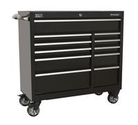 Sealey PTB105511 Premier™ Heavy-Duty Extra-Wide Rollcab 11 Drawer 1055mm - Black