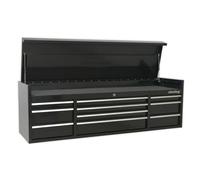 Sealey PTB181510 Heavy-Duty Topchest 10 Drawer 1830mm (Black)