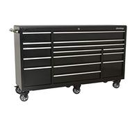Sealey PTB183015 Rollcab 15 Drawer 1845Mm Extra-Wide Heavy-Duty Black