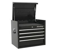 Sealey Topchest Ptb66004 4-Drawer 660mm Heavy-Duty Black