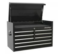 Sealey PTB91508 Topchest 8 Drawer 915Mm Heavy-Duty Black