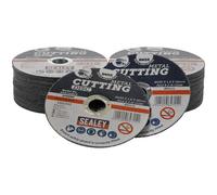 Sealey PTC/100CT50 Cutting Disc Pack of 50 Ø100 x 1.6mm Ø16mm Bore