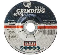 Sealey Grinding Disc 100 x 6MM 16MM Bore