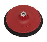 Sealey PTC/150VA/M14 148mm DA Backing Pad for Hook-and-Loop Discs M14 x 2mm