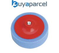 Sealey PTC/CH/M14-B 150 x 50mm Buffing & Polishing Foam Head M14 x 2mm - Blue/Me