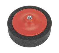 Sealey Ptc/ch/m14-P 150 X 50mm Buffing & Polishing Foam Head M14 X 2mm - Black/soft