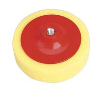 Sealey PTC/CH/M14-Y Ø150 x 50mm Buffing and Polishing Foam Head M14 x 2mm Yellow/Coarse