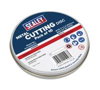 Sealey PTC11510CET 115 x 1.2mm Cutting Disc 22mm Bore - Pack of 10