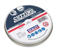 Sealey PTC11510CET Cutting Disc Ø115 X 1.2Mm Ø22Mm Bore Pack Of 10