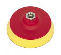 Sealey PTCBPV3S Hook-And-Loop Ultra-Soft Backing Pad Ø120Mm M14 X 2Mm