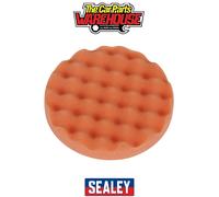 Sealey PTCCHW150O Hook-and-Loop Buffing & Polishing Foam Head 150 x 25mm - Ora
