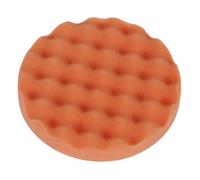 Sealey Ptcchw150O Hook-And-Loop Buffing & Polishing Foam Head 150 X 25mm - Orange/firm