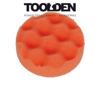 Sealey PTCCHW80O Buffing & Polishing Foam Head Hook & Loop 80 x 25mm Orange/Firm