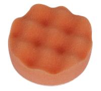 Sealey PTCCHW80O Hook-and-Loop Buffing & Polishing Foam Head 80 x 25mm - Orange/