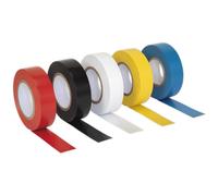 Sealey Itmix10 Pvc Insulating Tape 19Mm X 20Mtr Mixed Colours Pack Of 10