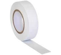 PVC Insulating Tape 19mm x 20m White Pack of 10