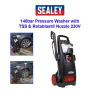Sealey Pressure Washer 140bar with TSS & Rotablast® Nozzle 230V