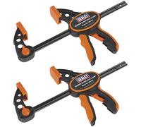 Sealey QBC1502 Quick Bar Clamp 150Mm - 2Pc Set