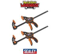 Sealey Quick Bar Clamp QBC3002 - 300mm - 2-Piece Set
