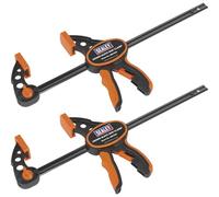 Sealey Quick Bar Clamp 300mm -2 Piece Set
