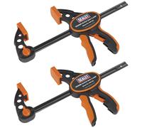 Sealey QBC1502 Quick Bar Clamp 150Mm - 2Pc Set
