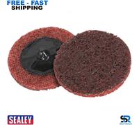 Sealey Quick Change Pads 50mm Medium - Pack of 10 - PTCQC50M