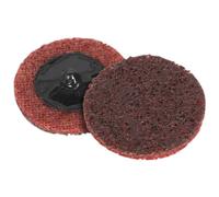 Sealey Quick Change Abrasive Preparation Pads PTCQC50M – 50mm Medium – Pack of 10