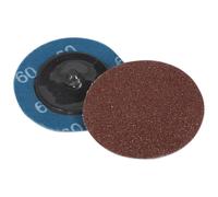Sealey PTCQC5060 Quick-Change Sanding Disc Ø50Mm 60Grit Pack Of 10