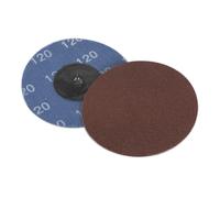 Sealey PTCQC75120 120Grit Diameter 75mmQuick Change Sanding Disc Pack of 10