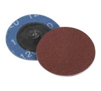 Sealey Quick-change Sanding Disc 50MM 120 Grit Pack of 10