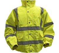 Sealey Quilted Lining Hi Vis Jacket Yellow 2XL