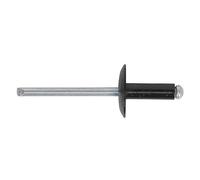 Sealey RAB4814L Aluminium Rivet Black Large Flange 4.8 x 14mm Pack of 200