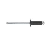 Sealey RAB4814S Aluminium Standard Flange Rivet 4.8 x 14mm, Black - Pack of 200