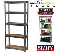 Sealey Racking Unit with 5 Shelves 150kg Capacity Per Level Steel MDF