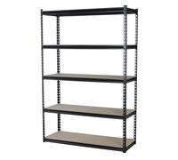 Sealey AP1200R Racking Unit with 5 Shelves 220kg Capacity Per Level