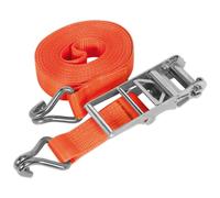 Sealey TD10012J Ratchet Strap 75Mm X 12M Polyester Webbing 10000Kg Breaking Strength