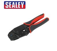 Sealey Ratchet Type Crimping Tool for Insulated Terminals Colour Coded 0.5 - 6mm