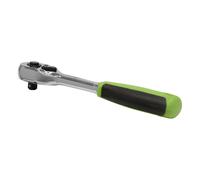 Sealey Ratchet Wrench 1/4" Drive Pear-Head 72 Tooth Chrome Vanadium Steel 150mm