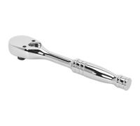 Sealey Ak660Df Ratchet Wrench 1/4In Sq Drive Dust-Free Pear-Head Flip Reverse