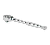 Sealey Ratchet Wrench AK660 1/4" Square Drive Pear-Head Flip Reverse Quick Release