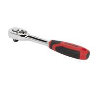 Sealey Ratchet Wrench 1/4" Square Drive Pear-Head Flip Reverse Ratchet Wrench