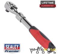 Sealey Ratchet Wrench 3/8"Sq Drive Extendable Premier Quick Release Locking Ring