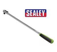 Sealey Ratchet Wrench Long 3/8" Sq Drive Extra Pear Head Flip Reverse S01206